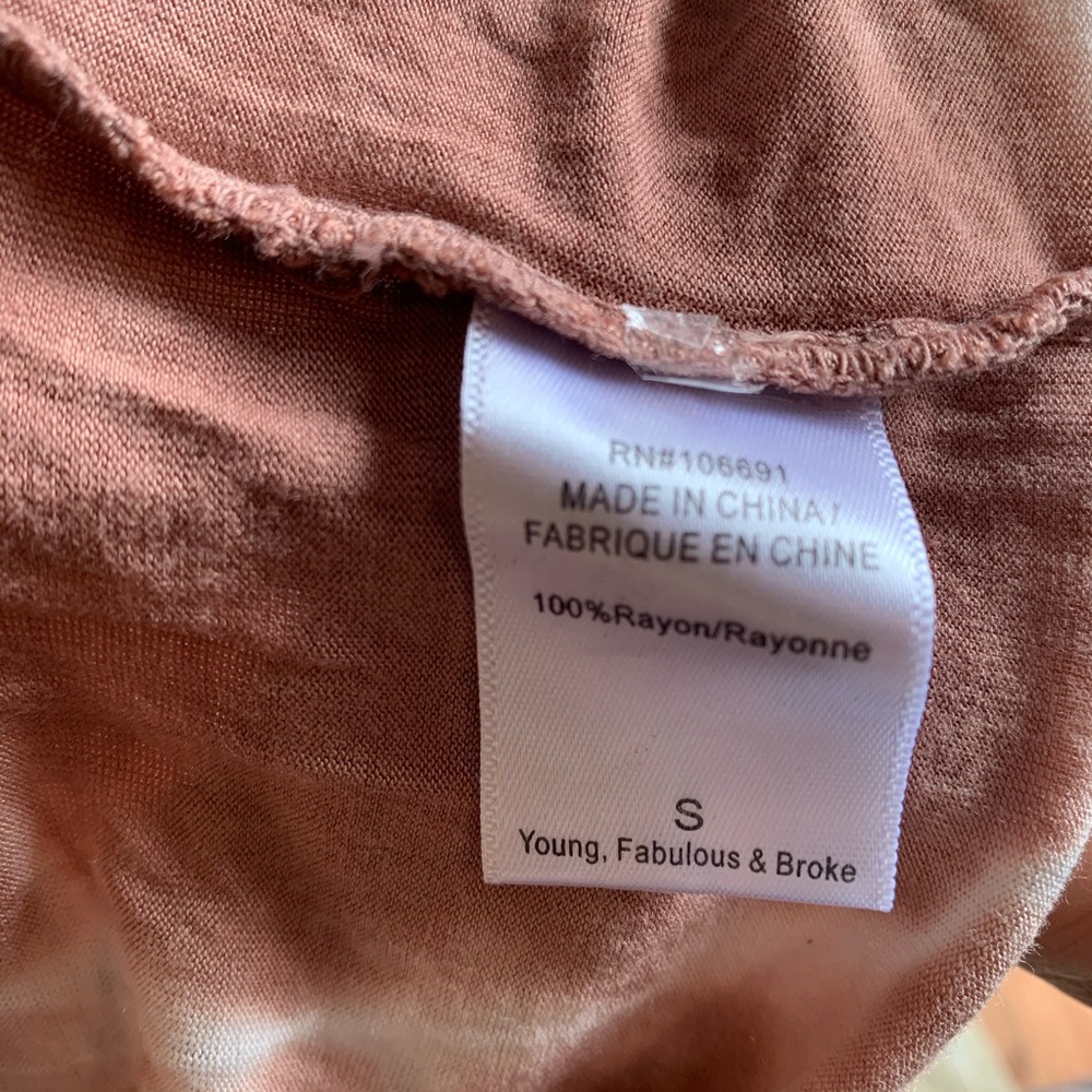Young Fabulous & Broke Tie Dye Drawstring Dress - Picture 4 of 8
